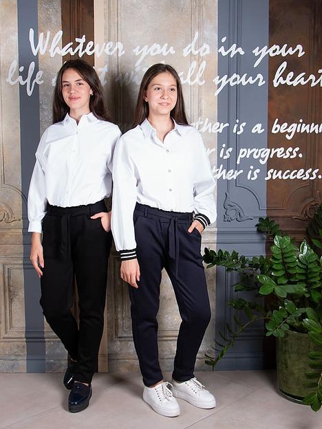 Брюки для девочки утеплённые Соль&Перец чёрный, арт.SP13 ОПТ фото 8