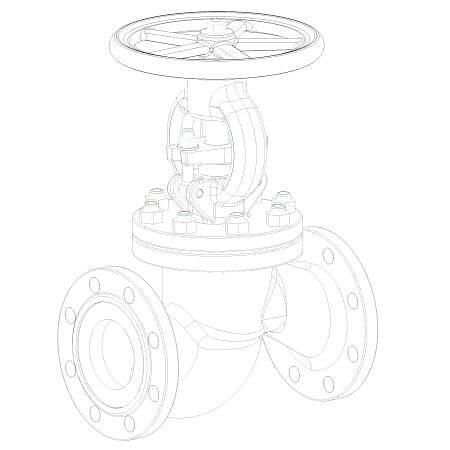 Клапан 15лс18нж Ду40 Ру25 фото 2