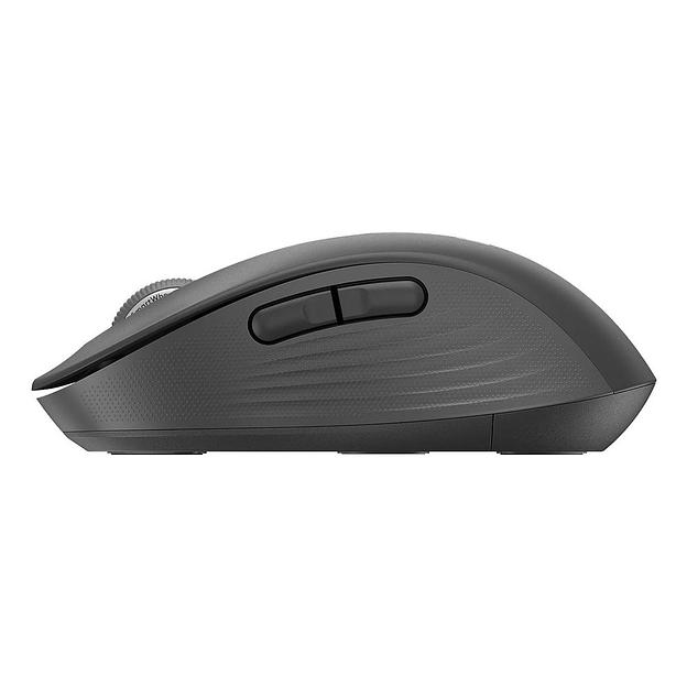 Мышь беспроводная Logitech M650 Signature Graphite [910-006390] темно-серая, 400-4000 dpi, Bluetooth + 2.4G, 5 кнопок, АА-батарейка, полноразмерная, правый хват фото 4