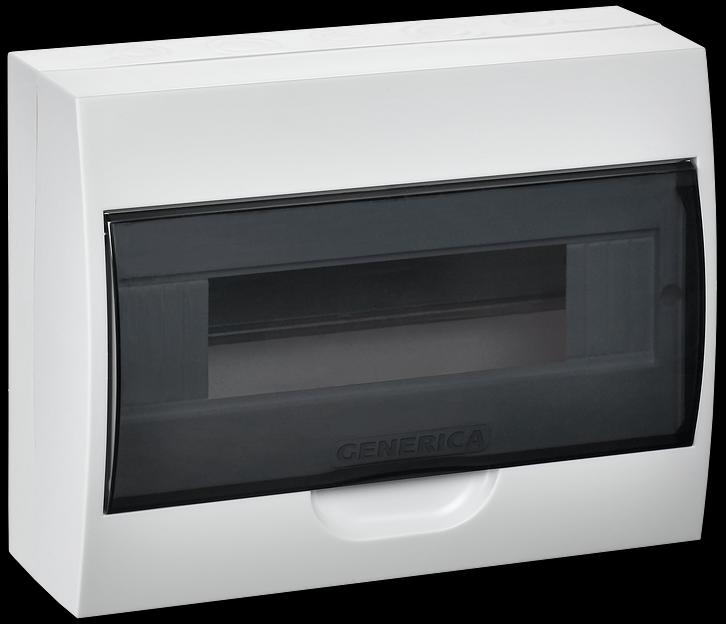 IEK MKP12-N-12-41-G Бокс ЩРН-П-12 модулей навесн. пластик IP41 GENERICA фото 1
