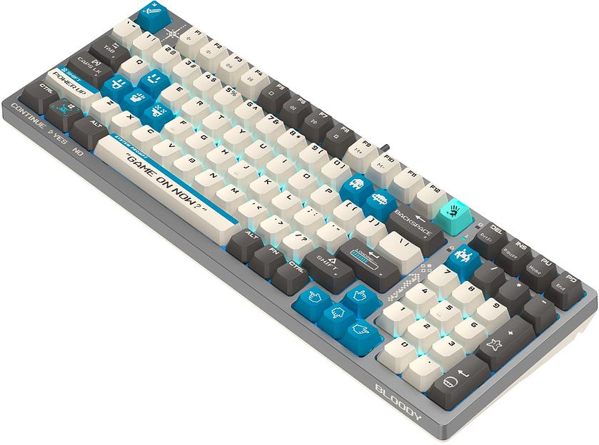 Клавиатура A4Tech Bloody S98 Pixels Blue механическая темно-серый/бежевый USB for gamer LED (S98) фото 4