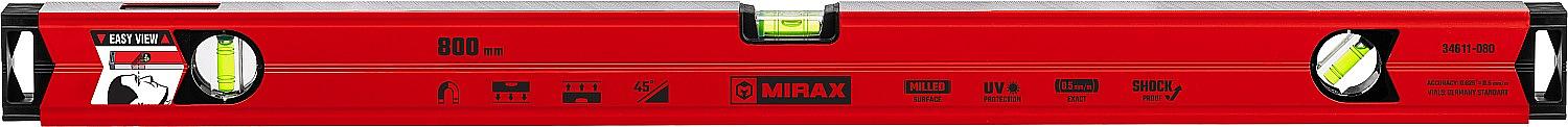 MIRAX 800 мм, с зеркальным глазком, магнитный уровень (34611-080) фото 1