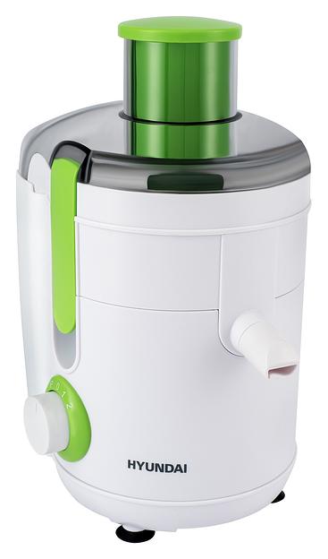 Соковыжималка центробежная Hyundai HY-JE1615 500Вт рез.сок.:400мл. черный/зеленый фото 4