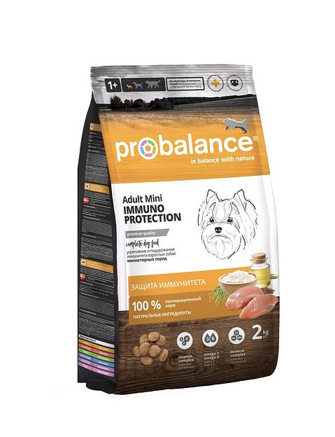 Сухой корм для собак миниатюрных пород «Probalance» Immuno Mini защита иммунитета 2 кг, опт фото 1