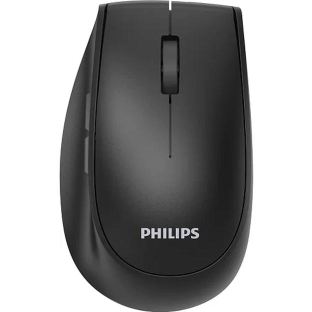 Беспроводная мышь Philips SPK7627, 2,4 GHz, Bluetooth 3.0/5.0, 5 кноп., 1600dpi, Аккамулятор, чёрный фото 1