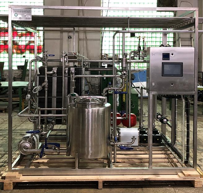 Пастеризационно-охладительная установка производительностью 500 л/ч фото 1