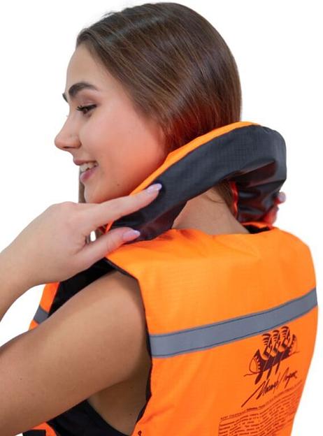 Жилет Таймень спасательный стандартный размер: XXL (54-56), цвет: оранжевый фото 6