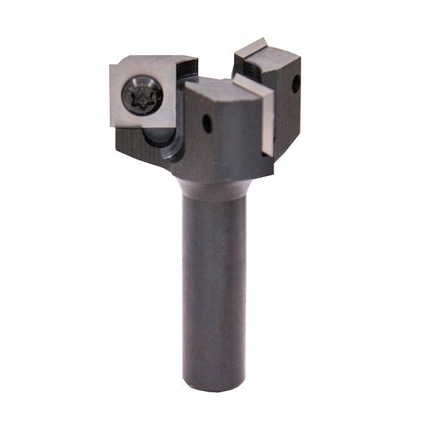 Фреза для выравнивания дна Z3 со сменными ножами DELTA TOOLS (12x12x1,5) D=38x16x61 S=12 фото 2