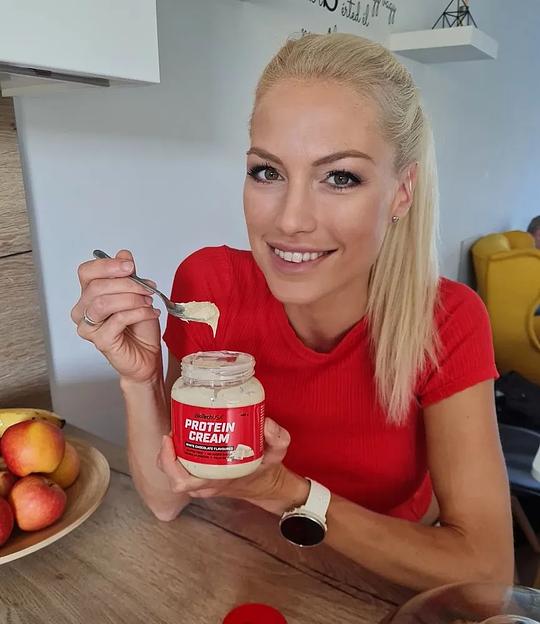 Шоколадная паста с протеином Protein Cream 400 г белый шоколад ОПТ фото 8