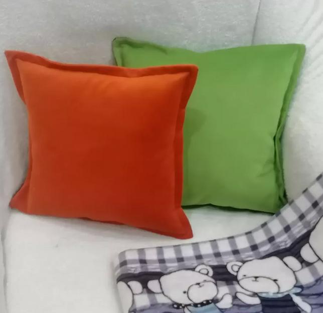 Декоративная подушка на диван 1 шт зеленый цвет ОПТ фото 4