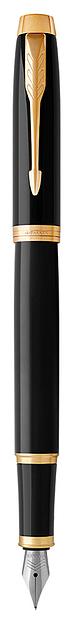 Ручка перьев. Parker IM Core F321 (CW1931645) Black GT F сталь нержавеющая подар.кор. фото 1