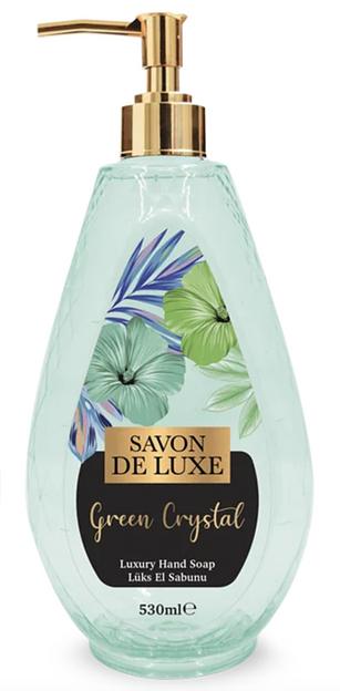 Люксовое жидкое мыло Зелёный кристалл «Savon De Royal» 530 мл, опт фото 1