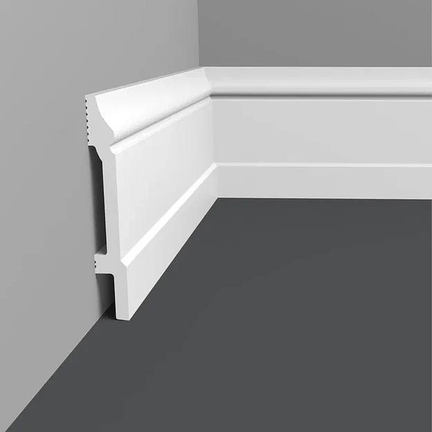 Плинтус напольный Format 12009DF 2000х110х125 мм, белый ОПТ фото 3