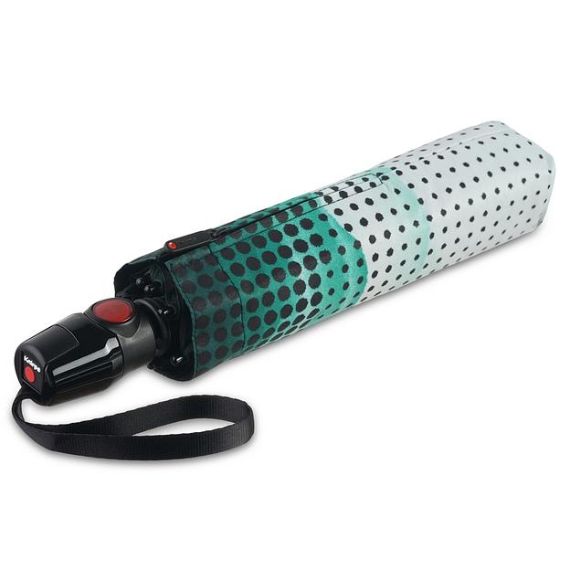 Зонт Knirps автомат T.201 Medium Duomatic 2DREAM GREEN ECOREPEL 95 3201 8491 фото 2