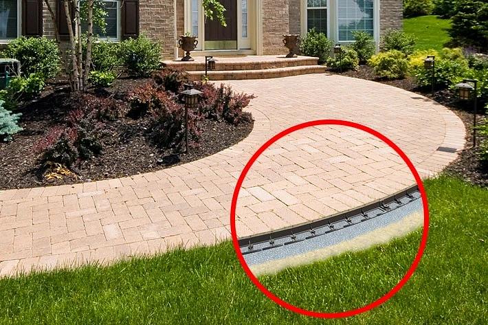 Пластиковый бордюр 45х1000 мм опт фото 2