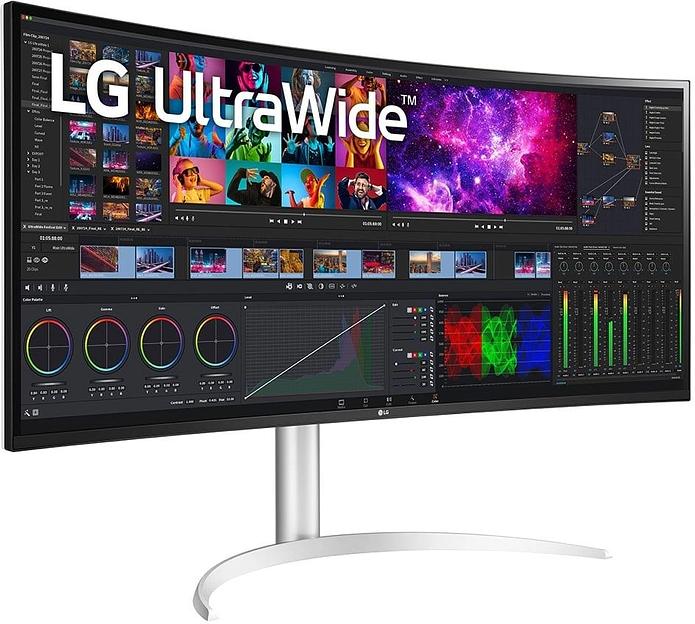 Монитор LG 40" 40WP95C-W белый IPS LED 21:9 (Ultrawide) HDMI M/M матовая HAS Pivot 3000:1 300cd 178гр/178гр 5120x2160 DisplayPort FHD USB 15.2кг фото 4