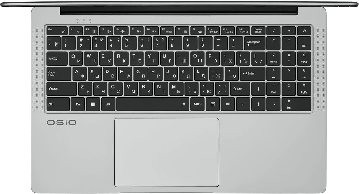 Ноутбук Osio FocusLine F160a-008 Ryzen 7 5700U 16Gb SSD512Gb 16.1" FHD (1920x1080) без ОС grey WiFi BT Cam 6000mAh фото 9