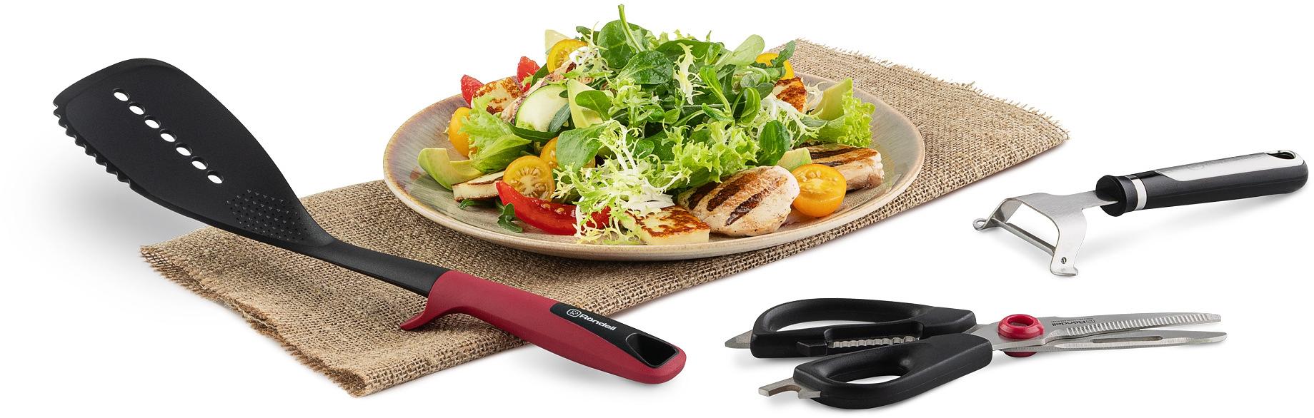 Половник для первых блюд Rondell Craft RD-1872 черный/красный упак.:картонная подложка фото 2