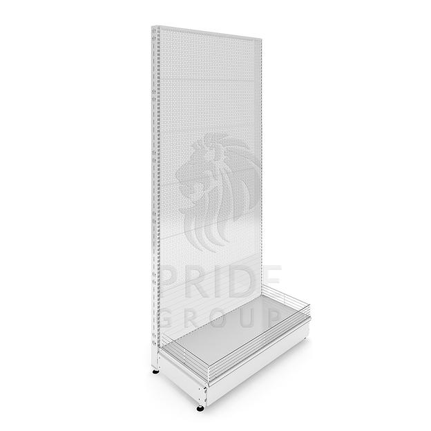 Стеллаж перфорированный пристенный 1330x500x2250 фото 1