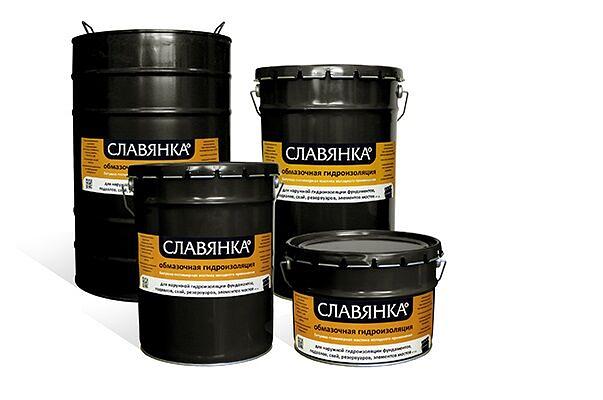 Мастика битумно-полимерная обмазочная СЛАВЯНКА ТУ 5775-011-11149403-2003, кг фото 1