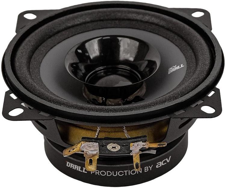 Колонки автомобильные ACV DRALL DR4 (без решетки) 100Вт 94дБ 3Ом 10см (4дюйм) (ком.:2кол.) широкополосные однополосные фото 3