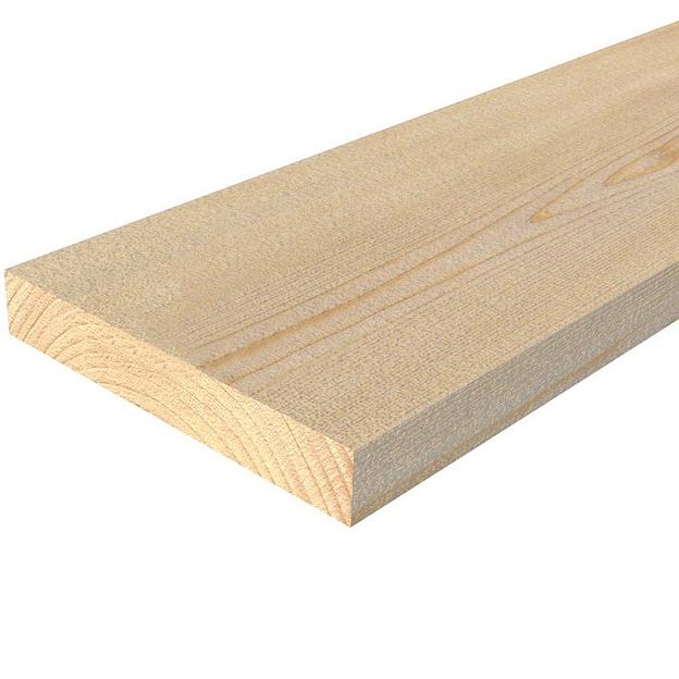 Доска обрезная естественной влажности сосна/ель 1 сорт 200×200×6 фото 1