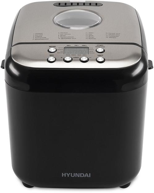 Хлебопечь Hyundai HYBM-3087 600Вт черный/серебристый фото 2