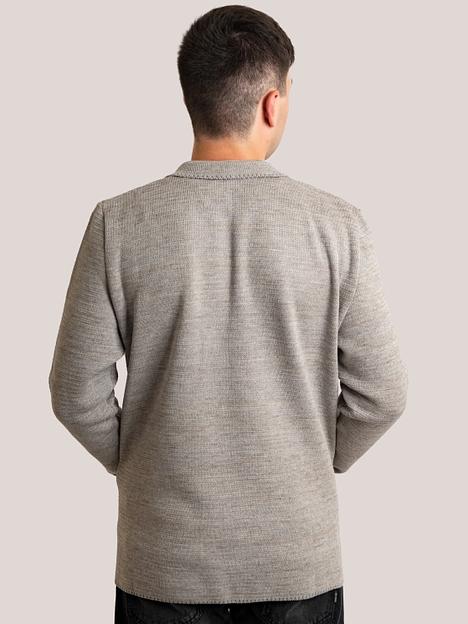 Кардиган мужской «Остап» бежевый ОПТ фото 2