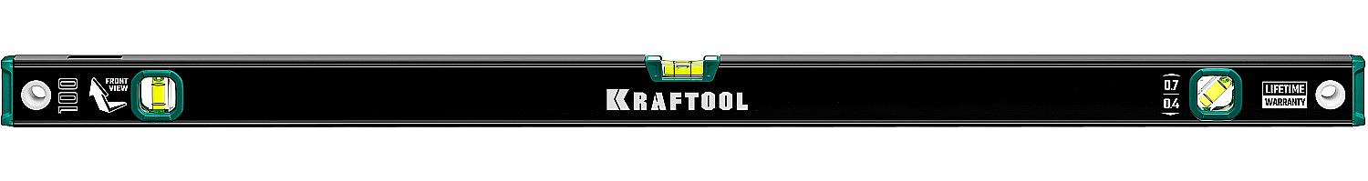 KRAFTOOL 1000 мм, с зеркальным глазком, уровень (34781-100) фото 1