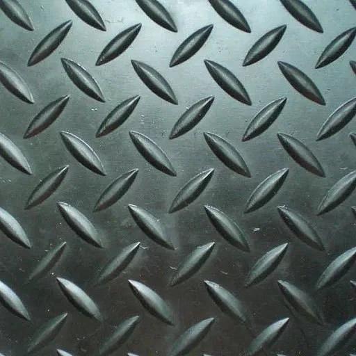 Напольное резиновое покрытие «Ёлочка», чёрное фото 2