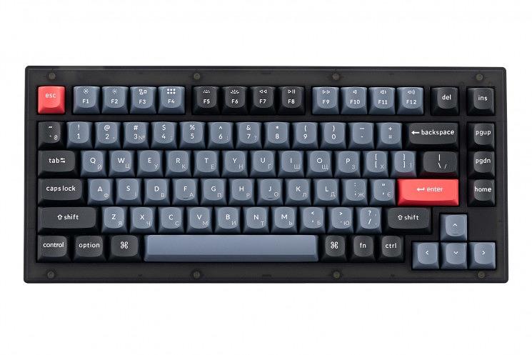 Клавиатура Keychron V1-A3 Frosted Black Brown Switch RGB Hot-Swap Keychron K pro Mechanical V1A3_KEYCHRON фото 1