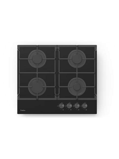 Газовая варочная панель EVELUX EVELUX HEG 615 BG фото 1