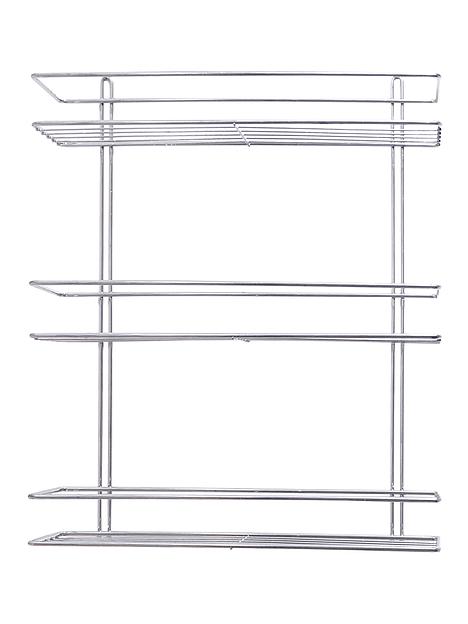 Полка для ванной комнаты «Консулл», 3-ярусная, прямая, 400х100х475 мм, хром, арт. 4891-3/ХПП-3 Опт фото 1