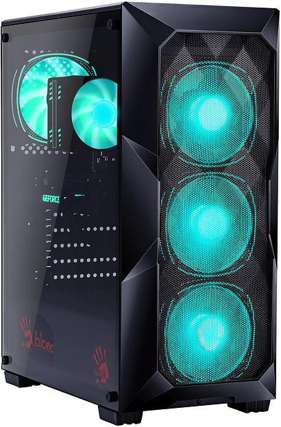 ПК Bloody BD-PC RB55C1 MT Ryzen 5 5600X (3.7) 32Gb SSD1Tb RTX4060 8Gb Windows 11 Home GbitEth 500W черный (2107186) фото 3