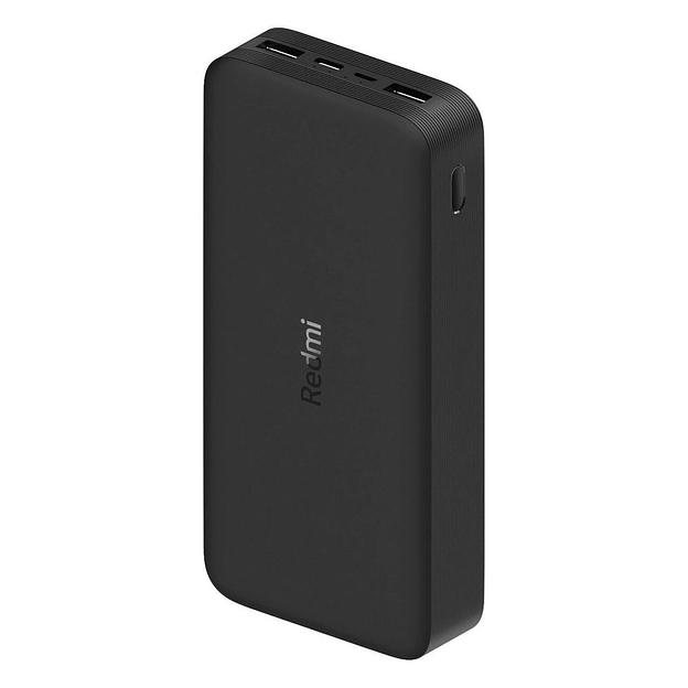 Мобильный аккумулятор Xiaomi Redmi Power Bank PB200LZM Li-Pol 20000mAh 2.4A+2.4A черный 2xUSB фото 2