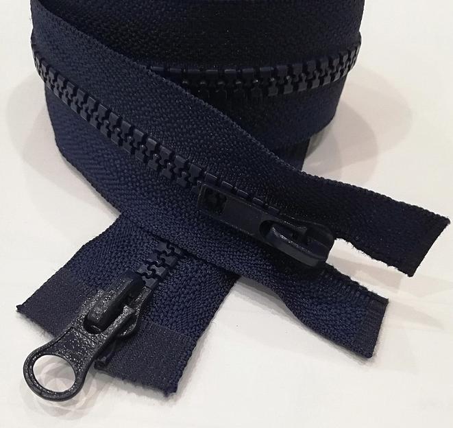 Молния трактор №5 85см. 2 зам. Темно-синий фото 1