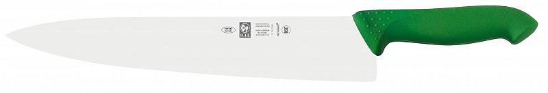 Нож поварской 300/440 мм. Шеф узкое лезвие, зеленый HoReCa Icel /1/6/ фото 1