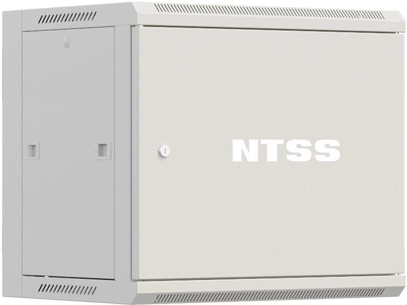 Шкаф коммутационный NTSS Премиум (NTSS-W12U6060FD) настенный 12U 570x600мм пер.дв.металл 60кг серый 27кг фото 1