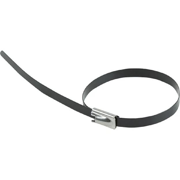 Rexant (07-0428-5) Стяжка кабельная стальная (304) с полимерным покрытием 400x4,6мм (50 шт/уп) фото 1