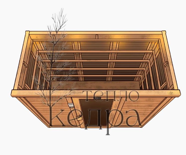 Сауна ИК №3 «Семейная» с карбоновым нагревателем ОПТ фото 3