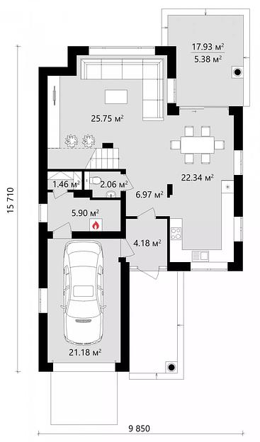 Проект дома KDR – 22 фото 3