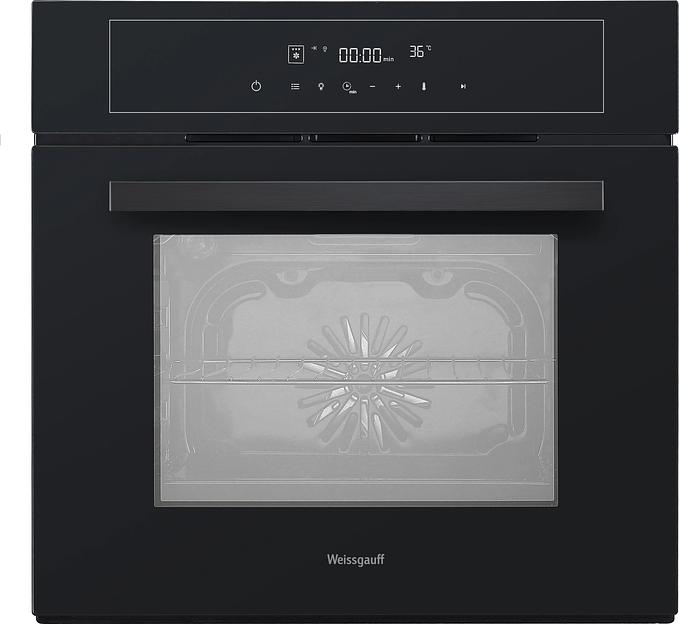 Духовой шкаф Электрический Weissgauff EOM 710 SB черный фото 1