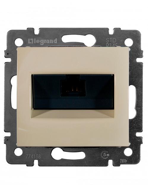 Розетка Legrand 695624 Valena 1хRJ45  слоновая кость UTP фото 1