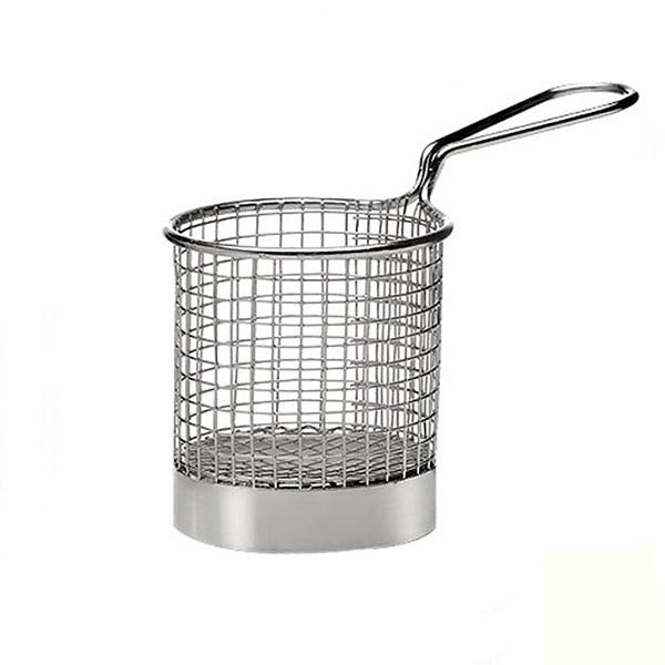 Корзинка для подачи круг. d =80/80 мм. h=80 мм. 300 мл. нерж. MGsteel /1/144/ фото 1