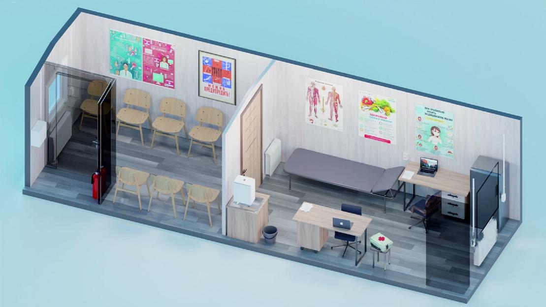 Вагон-дом медицинский пункт фото 1