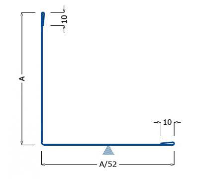 ФЭС-17 наружный угол стыка сэндвич-панелей, доборный элемент, опт фото 1
