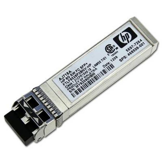 HPE AJ718A, 8Gb Short Wave FC SFP+ 1 Pack фото 1