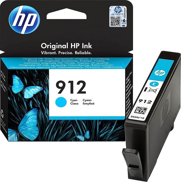 Картридж HP Europe 3YL77AE №912 cyan фото 1