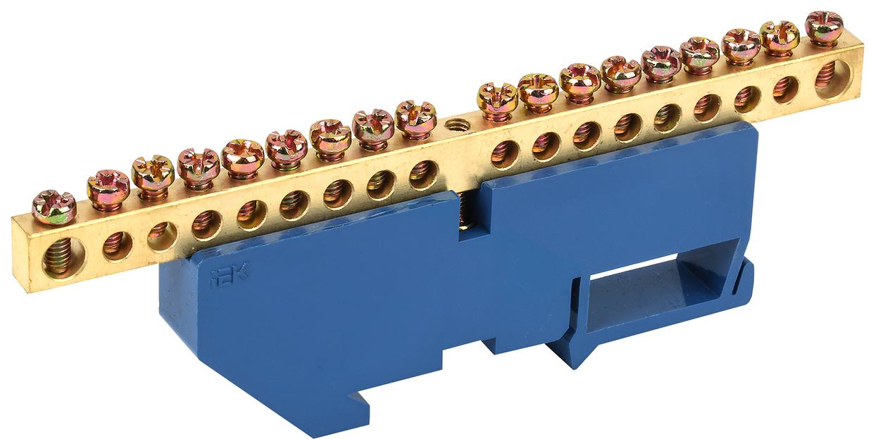 Iek YNN10-69-18D-K07 Шина N "ноль" на DIN-изол ШНИ-6х9-18-Д-С ИЭК фото 1