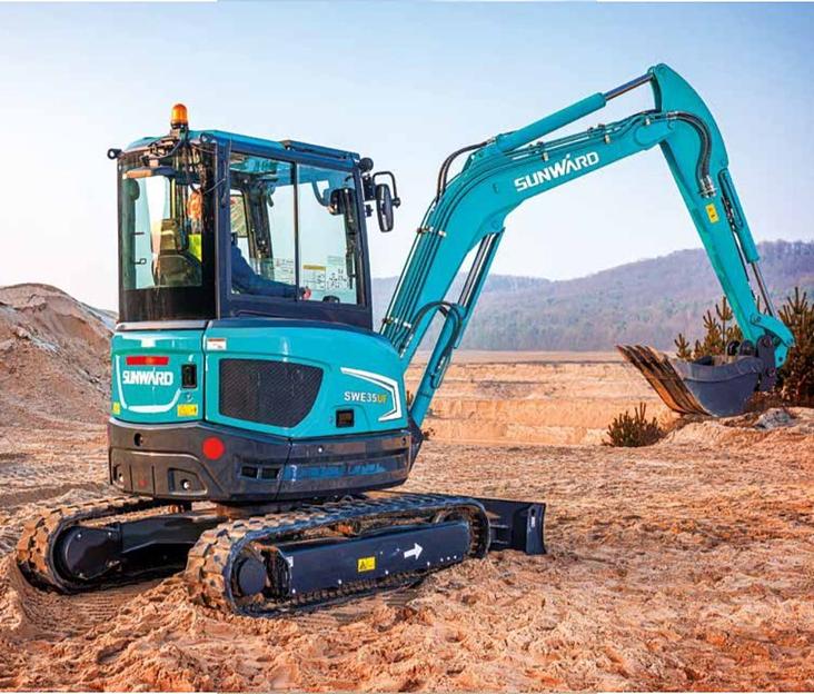 Мини-экскаватор Sunward «SWE35UF» фото 4